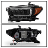 Spyder 16-20 Toyota Tacoma LED Model Only High-Power LED Headlights - Black PRO-YD-TT16LEDAP-BK - 5088390