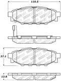 StopTech Performance 08-10 WRX Rear Brake Pads - 309.11140