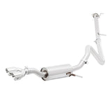 Mishimoto 14-16 Ford Fiesta ST 1.6L 2.5in Stainless Steel Cat-Back Exhaust w/ Polish Tips - MMEXH-FIST-14P