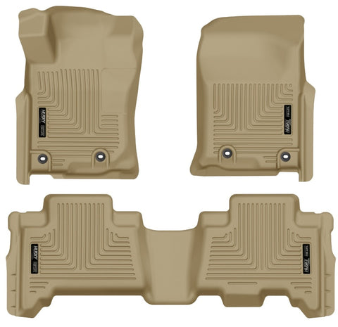 Husky Liners 2013 Toyota 4Runner WeatherBeater Tan Front & 2nd Seat Floor Liners - 99573