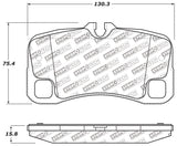 StopTech Performance Brake Pads - 309.13000