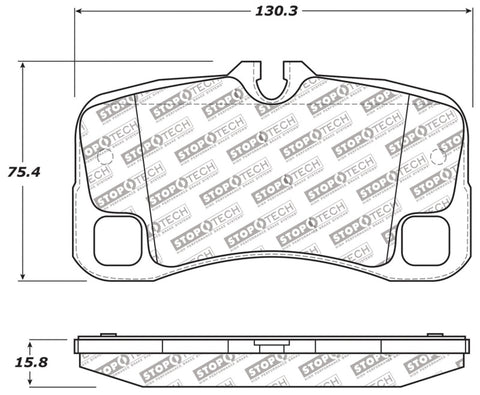 StopTech Performance Brake Pads - 309.13000