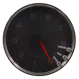 Autometer Spek-Pro Gauge Tachometer 5in 8K Rpm W/Shift Light & Peak Mem Black/Chrome - P23831