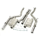 JBA 12-14 Chrysler 300C SRT8 6.1L/6.4L 409SS Dual Rear Exit Cat-Back Exhaust - 40-1667