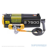 Superwinch 7500 LBS 12V DC 5/16in x 54ft Steel Rope S7500 Winch - 1475200