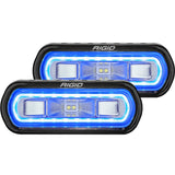 Rigid Industries SR-L Series Surface Mount LED Spreader Pair w/ Blue Halo - Universal - 53121