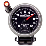 Autometer Sport-Comp II Quick Lite 3 3/4in 10K RPM Pedestal Tachometer - 3690