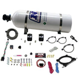 Nitrous Express 11-15 Ford Mustang GT 5.0L High Output Nitrous Plate Kit (50-250HP) w/15lb Bottle - 20951-15