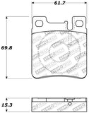 StopTech Performance Brake Pads - 309.06030