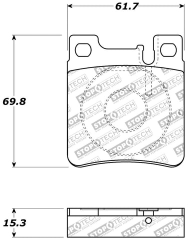 StopTech Performance Brake Pads - 309.06030