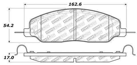 StopTech Street Select Brake Pads - Rear - 305.10810