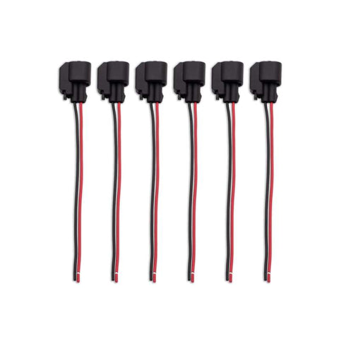 BLOX Racing Injector Pigtail Ev14 Female - Set Of 6 - BXFU-00603-EV14-6