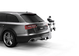 Thule Helium Pro 2 - Hanging Hitch Bike Rack w/HitchSwitch Tilt-Down (Up to 2 Bikes) - Silver - 9042PRO