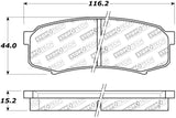 StopTech Street Brake Pads - Rear - 308.06060