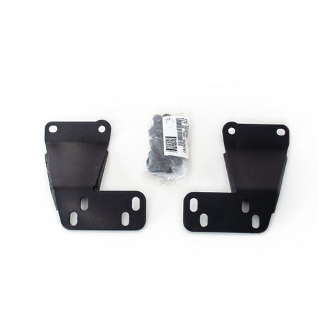 Go Rhino 19-21 Chevrolet Silverado (Excl. Driv Alert Pkg) RC4 & RC3 LR Brackets - Tex. Blk - 562970TK