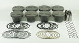 Mahle MS Piston Set SBC 388ci 4.060in Bore 3.750stk 6.125in Rod .0927in Pin -2cc 11.6 CR Set of 8 - 930206760