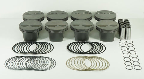 Mahle MS Piston Set SBC 383ci 4.030in Bore 3.750stk 6.125in Rod .0927in Pin -2cc 11.5 CR Set of 8 - 930206730