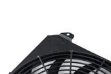 CSF 92-00 Honda Civic All-Aluminum Fan Shroud w/12in SPAL Fan - Black Finish - 2858FB