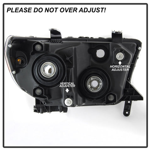 xTune 07-13 Toyota Tundra (w/o Headlight Washer) Headlight - OEM Left (HD-JH-TTU07-OE-L) - 9042263