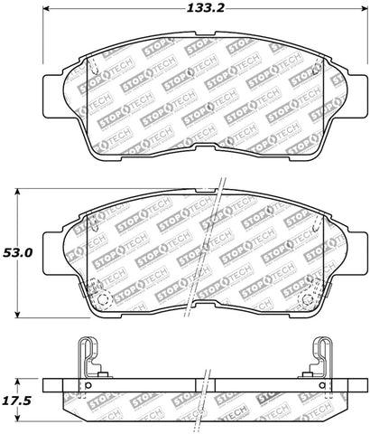 StopTech Performance Brake Pads - 309.05620