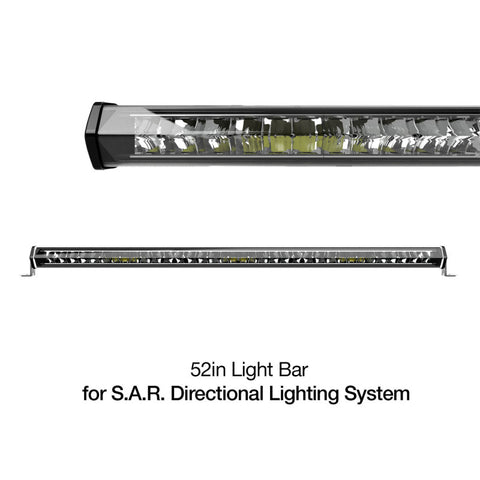 XK Glow White Housing SAR Light Bar - Emergency Search and Rescue Light 52In - XK-SAR-3W
