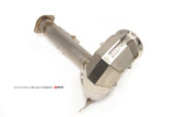 AMS Performance 2015+ VW Golf R MK7 Downpipe w/High Flow Catalytic Converter - AMS.21.05.0001-1