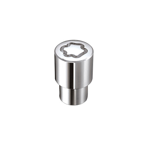 McGard Wheel Lock Nut Set - 4pk. (Reg. Shank Seat) 7/16-20 / 13/16 Hex / 1.38in. Length - Chrome - 21122