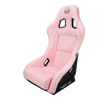 NRG FRP Bucket Seat Prisma Edition w/ Pearlized Back and Pink Alcantara (Medium) - FRP-303PK-PRISMA