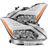 AlphaRex 08-13 Infiniti G37 NOVA LED Proj Headlights Chrome w/ Activ Light/Seq Signal/DRL - 881984