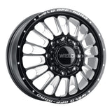 Weld Off-Road W121 20X8.25 Scorch Outer 8X210 ET-221 BS-3.92 Gloss Black MIL 154.3 - W12108293N39