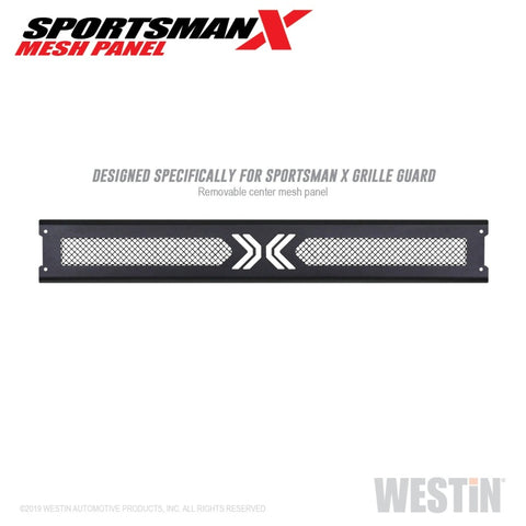 Westin 16-18 Chevrolet Silverado / 09-18 RAM 1500 Sportsman X Mesh Panel - Tex. Blk - 40-13015