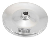 Spectre GM (w/Keyway Style Pump Through 1984) Single Power Steering Pulley 5-3/4in. Dia. - Chrome - 44851