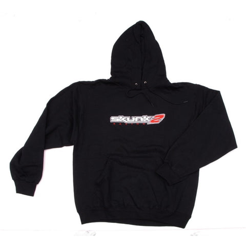 Skunk2 Embroidered Logo Hooded Sweatshirt - L (Black) - 734-99-0390