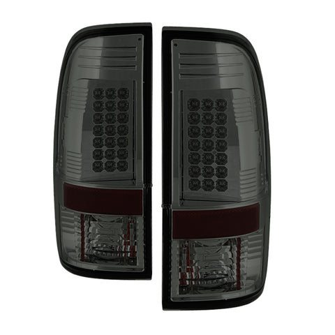 Spyder Ford Super Duty 08-15 LED Tail Lights Smoke ALT-YD-FS07-LED-SM - 5003935