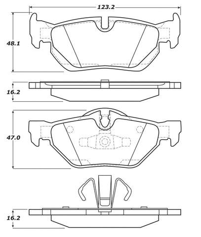 StopTech Performance Brake Pads - 309.12670