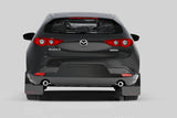 Rally Armor 19-22 Mazda3 GT Sport Hatch White UR Mud Flap w/ Black Logo - MF61-UR-WH/BLK