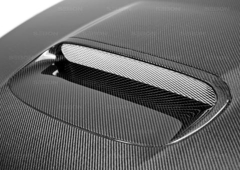 Seibon 08-09 Subaru WRX/STi OEM Carbon Fiber Hood - HD0809SBIMP-OE