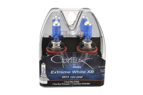 Hella H11 12V 55W Xenon White XB Bulb (Pair) - H71071262