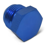 Russell Performance -12 AN Flare Plug (Blue) - 660220