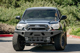 DV8 Offroad 05-15 Toyota Tacoma Front Bumper Winch Ready - Black Powdercoat - FBTT1-01