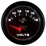 Autometer Phantom II 2-5/8in 18V Electric Voltmeter Gauge - 7891