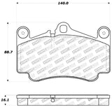 StopTech Performance Brake Pads - 309.07850