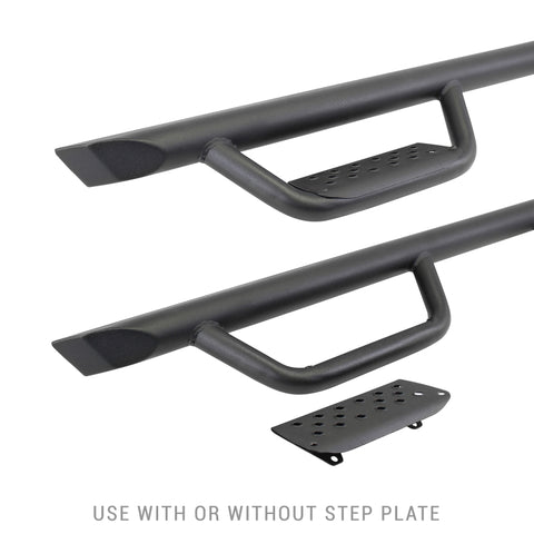 Go Rhino Dominator Xtreme D2 Side Steps 57in. Cab Length - Tex. Blk (No Drill/Mounting Brkt Req.) - D20057T