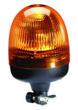 Hella Rota Compact 12V Amber Lens Beacon w/ Flexible Pole Mount - 009506001