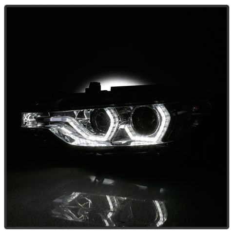 Spyder Signature BMW F30 3 Series 12-14 4DR Projector Headlights - Chrome (PRO-YD-BMWF3012-AFSHID-C) - 5086822