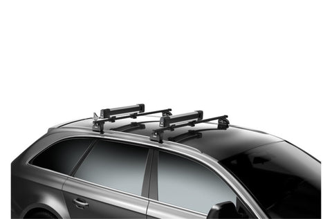 Thule SquareBar Adapter (Mounts Winter/Water Sport Racks to SquareBars) - Black - 889704