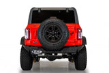 Addictive Desert Designs 2021+ Ford Bronco Rock Fighter Rear Bumper - Hammer Black - R23012NA01NA