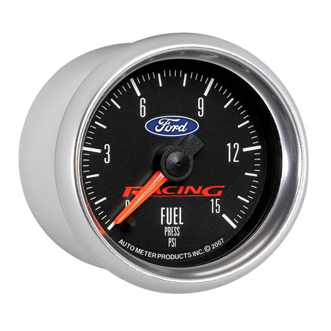 Autometer Ford Racing 52mm Digital Stepper Motor 15PSI Fuel Pressure Gauge - 880107