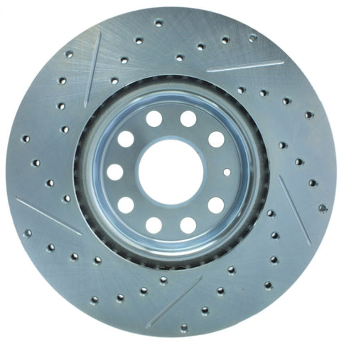 StopTech Select Sport 06-17 Volkswagen Jetta Slotted & Drilled Front Left Rotor - 227.33098L