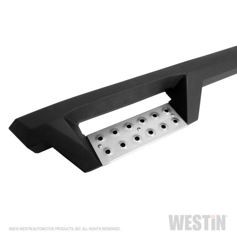 Westin 2019 Chevrolet Silverado/Sierra 1500 (5.5ft) Drop Wheel to Wheel Nerf Step Bars - Txt Black - 56-5346852